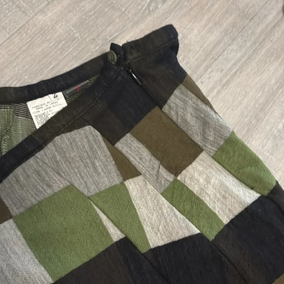 Yohji Yamamoto patch worked wool skirt - Picture 10 of 10